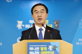 Bộ trưởng Thống nhất Hàn Quốc Cho Myoung-gyon. (Ảnh: Yonhap/TTXVN)