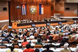 Toàn cảnh một phiên họp Quốc hội Cuba ở La Habana. (Ảnh: AFP/TTXVN)