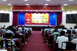 Quang cảnh hộinghị. (Ảnh: Dương Chí Tưởng/TTXVN)
