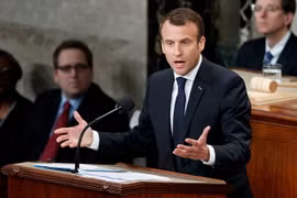 Tổng thống Pháp Emmanuel Macron. (Ảnh: THX/TTXVN)