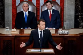 Tổng thống Pháp Emmanuel Macron. (Ảnh: THX/TTXVN)