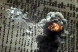 Không lực Nga oanh kích các mục tiêu tại tỉnh Idlib của Syria. (Ảnh tư liệu: AFP/TTXVN)