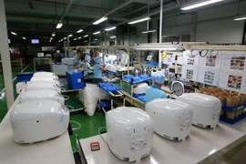 Sản xuất đồ gia dụng, thiết bị điện tử tại Công ty TNHH Tiger VietNam, vốn đầu tư của Nhật Bản tại khu công nghiệp Amata ở tỉnh Đồng Nai. (Ảnh: Danh Lam/TTXVN)