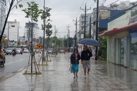 Du khách nước ngoài. (Ảnh: Lê Sen/TTXVN)