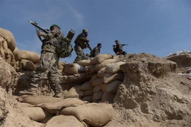 Binh sỹ Afghanistan tuần tra tại tỉnh Baghlan. (Ảnh: AFP/TTXVN)