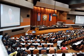 Một phiên họp của Quốc hội Cuba. (Ảnh: Lê Hà/TTXVN) 