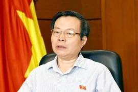 Phó Chủ tịch Quốc hội Phùng Quốc Hiển, Trưởng Ban Chỉ đạo tổ chức Đại hội. (Ảnh: Trần Hà/TTXVN)