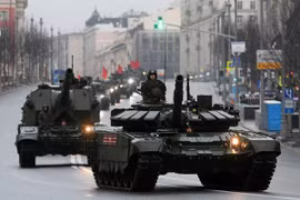 Xe tăng T-72B3 của Nga. (Nguồn: AFP/TTXVN)
