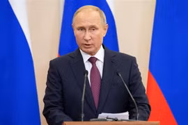 Tổng thống Nga Vladimir Putin. (Ảnh: AFP/TTXVN)