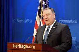 Ngoại trưởng Mỹ Mike Pompeo. (Ảnh: THX/TTXVN)