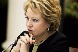 Chủ tịch Thượng viện Nga Valentina Matviyenko. (Nguồn: tass.com)