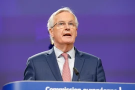 Ông Michel Barnier, Trưởng đoàn đàm phán Brexit của Liên minh châu Âu. (Ảnh: THX/TTXVN)