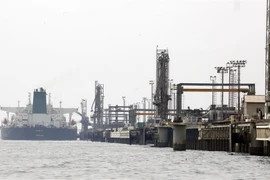 Một cơ sở sản xuất dầu mỏ thuộc đảo Khark của Iran ở ngoài khơi vùng Vịnh. (Ảnh: AFP/TTXVN)