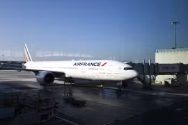 Máy bay của Air France tại sân bay Roissy-Charles-de-Gaulle. (Ảnh: AFP/TTXVN)