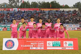 Đội Sài Gòn FC. (Nguồn: vnleague.com) 