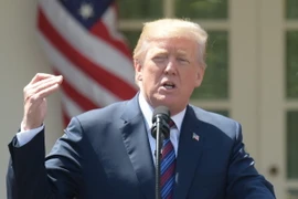Tổng thống Mỹ Donald Trump. (Ảnh: THX/TTXVN)