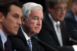 Chủ tịch WADA Craig Reedie - thứ hai từ bên trái. (Nguồn: AP)