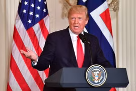 Tổng thống Mỹ Donald Trump. (Ảnh: UPI/TTXVN)