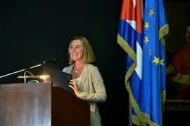 Đại diện cấp cao Liên minh châu Âu (EU) về chính sách an ninh và đối ngoại Federica Mogherini. (Ảnh: AFP/TTXVN)