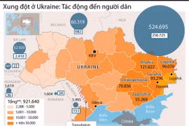 [Infographics] Cuộc xung đột tại Ukraine tác động tới người dân