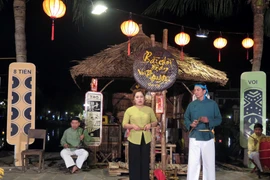 Nghệ thuật Bài chòi Trung Bộ chính thức trở thành Di sản văn hóa thế giới. (Ảnh: TTXVN)