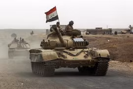 Binh sỹ Iraq trong chiến dịch truy quét khủng bố tại Kirkuk. (Nguồn: AFP/TTXVN)