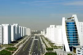 Ashgabat, thủ đô của Turkmenistan. (Nguồn: azernews.az)