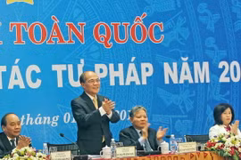 Hội nghị toàn quốc triển khai công tác tư pháp năm 2015