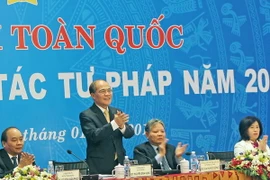 Hội nghị toàn quốc triển khai công tác tư pháp năm 2015