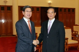 Thủ tướng Nguyễn Tấn Dũng tiếp Chủ tịch Hội Hữu nghị Hàn-Việt