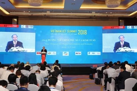 Thủ tướng phát biểu tại diễn đàn. (Ảnh: Thống Nhất/TTXVN)