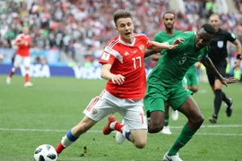 Hình ảnh Nga "đè bẹp" Saudi Arabia trong trận mở màn World Cup 2018