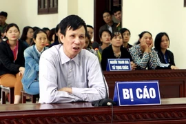 Bị cáo Nguyễn Văn Túc tại tòa. (Ảnh: Thế Duyệt/TTXVN)