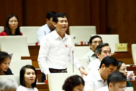 Đại biểu Quốc hội tỉnh Quảng Bình Nguyễn Ngọc Phương. (Ảnh: Phương Hoa/TTXVN)