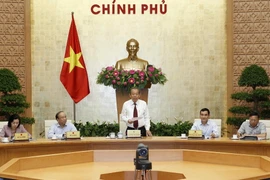 Phó Thủ tướng Thường trực Trương Hòa Bình phát biểu. (Ảnh: Văn Điệp/TTXVN)