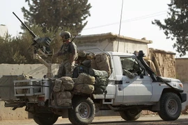 Binh sỹ Mỹ ở Syria. (Nguồn: Reuters)