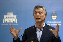 Tổng thống Argentina Mauricio Macri. (Nguồn: AFP/TTXVN)