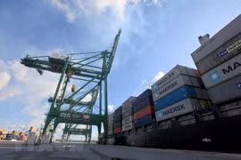 Các container hàng hóa tại cảng Mariel, Cuba. (Nguồn: AFP/TTXVN)