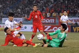 Một trận đấu của đội tuyển U23 Việt Nam. (Nguồn: TTXVN)