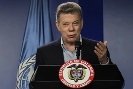 Tổng thống Colombia Juan Manuel Santos. (Nguồn: AFP/TTXVN)