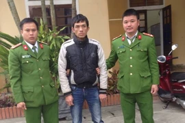 Đối tượng Phan Thanh Bắc bị lực lượng công an bắt giữ. (Ảnh: Tường Vũ/Vietnam+)