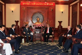 Quang cảnh buổi tiếp. (Ảnh: Xuân Khu/TTXVN)