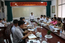 Quang cảnh buổi họp. (Ảnh: Minh Trí/TTXVN)