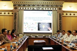 Quang cảnh buổi tiếp. (Ảnh: Xuân Khu/TTXVN)