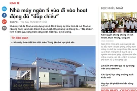 Bài báo trên báo Sài Gòn Giải phóng.