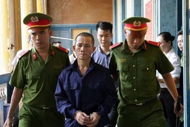 Bị cáo Nguyễn Thọ tại phiên tòa phúc thẩm. (Ảnh: Thành Chung/TTXVN)