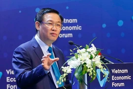 Phó Thủ tướng Vương Đình Huệ phát biểu. (Ảnh: Doãn Tấn/TTXVN)