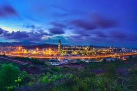 Toàn cảnh Khu Kinh tế Nghi Sơn. (Ảnh: Trọng Đạt/TTXVN)