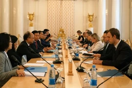 Quang cảnh buổi Đối thoại chiến lược Việt Nam-Liên bang Nga lần thứ 10. (Ảnh: Tâm Hằng/TTXVN)