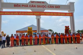 Long An: Khánh thành công trình bến phà Cần Giuộc-Cần Giờ